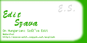 edit szava business card